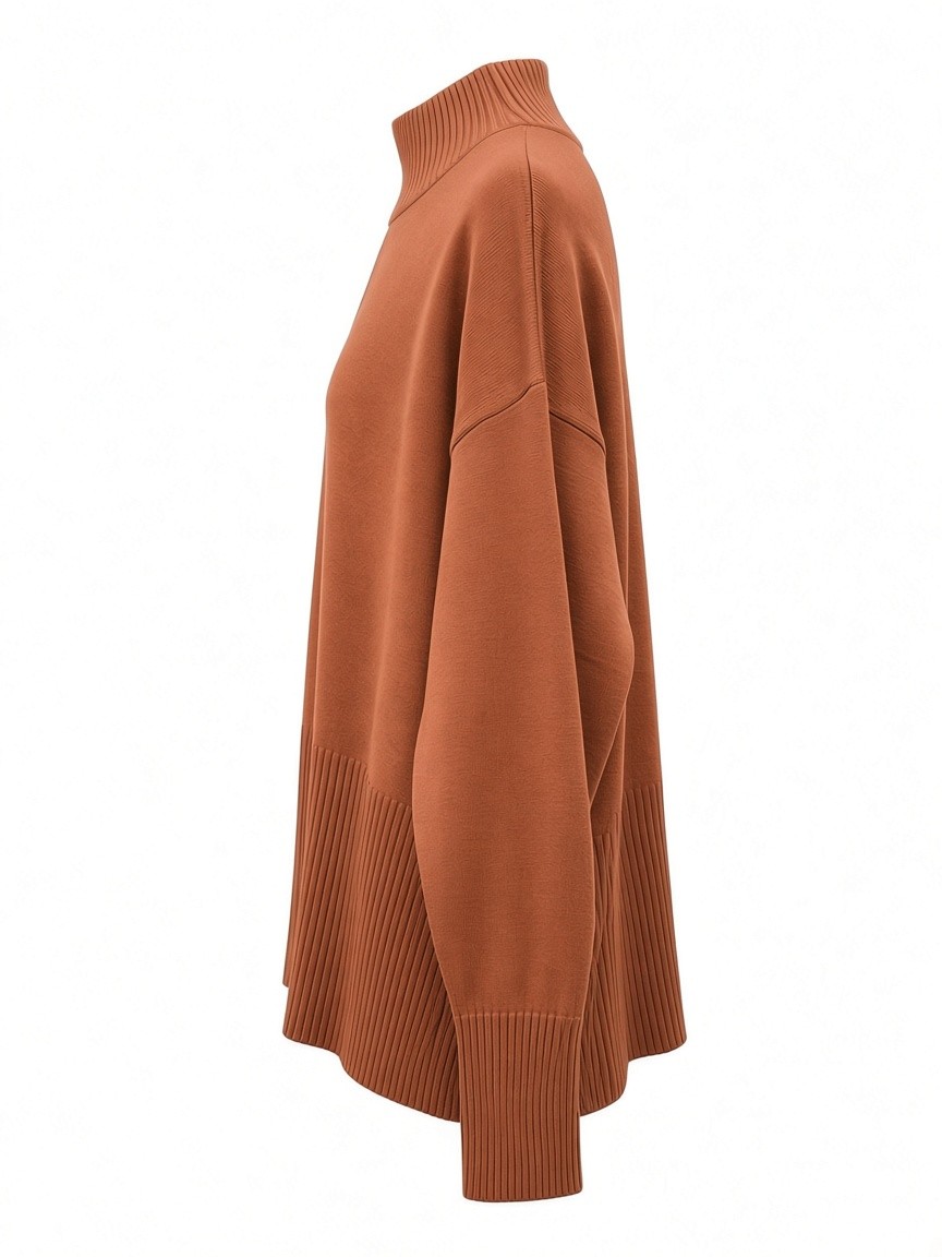 Dámsky rolák N.EVERY DAY CINNAMON Škoricový s.WEAR 2